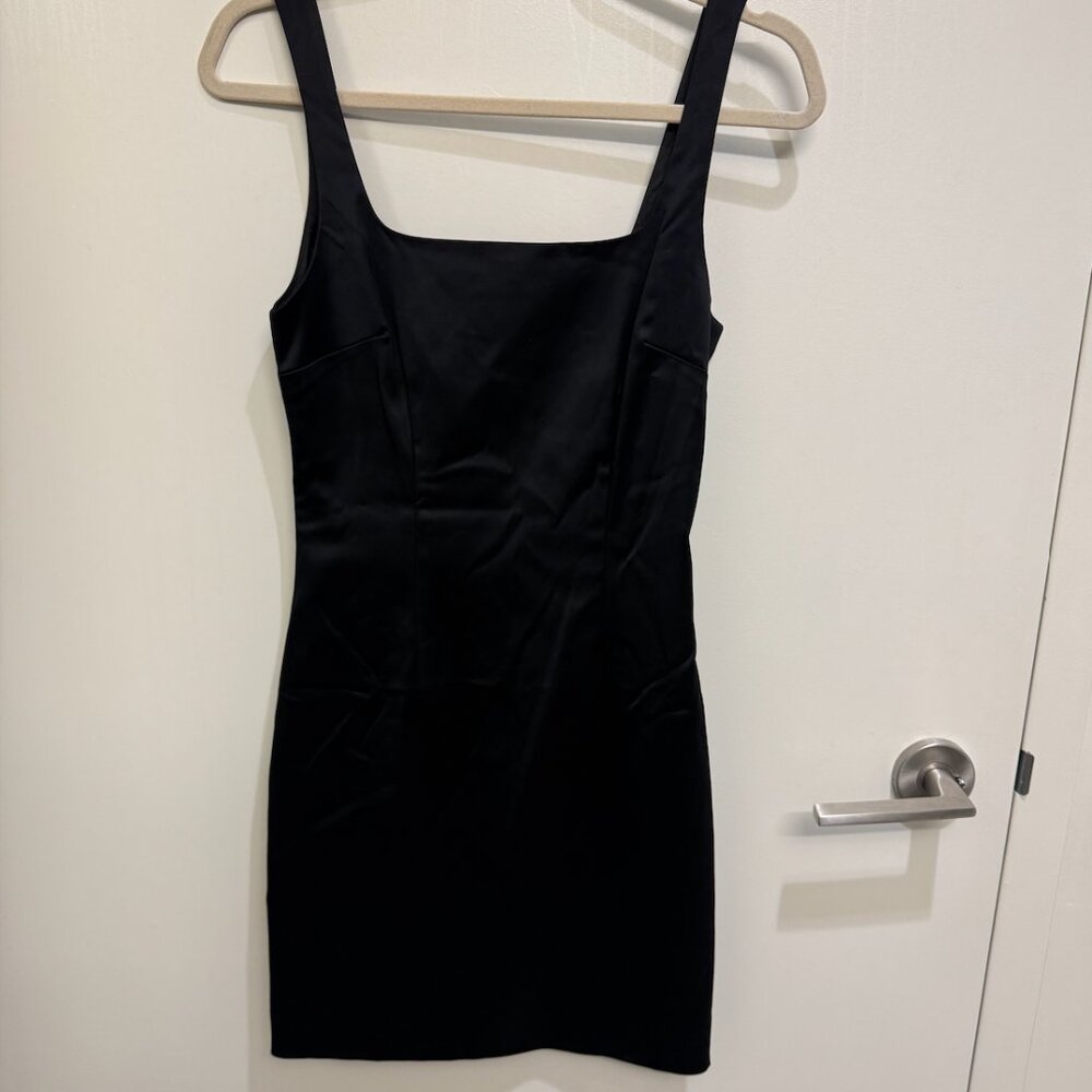 & Other Stories Black Mini Dress